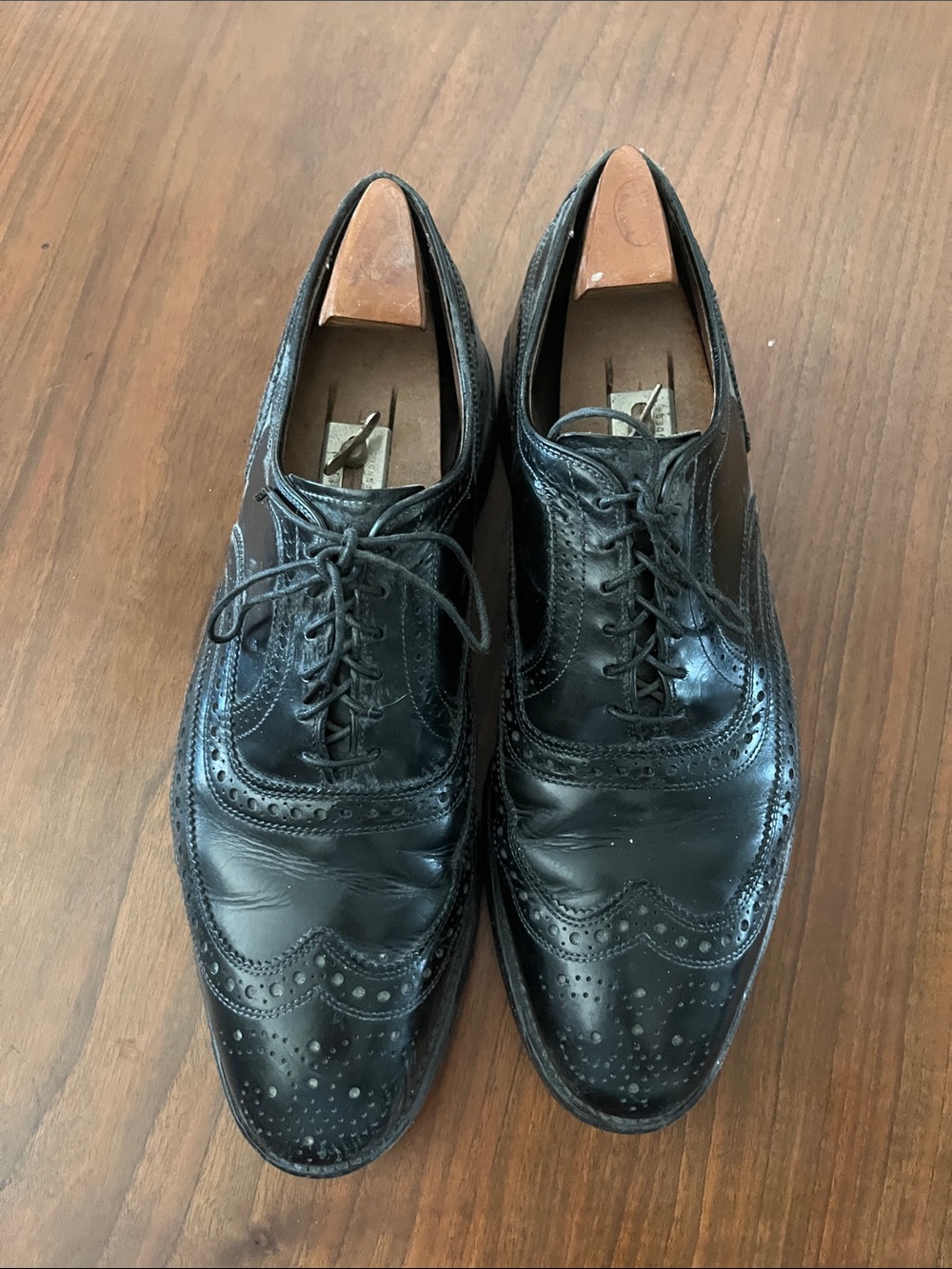Florsheim Black Brogue Wingtip Oxfords